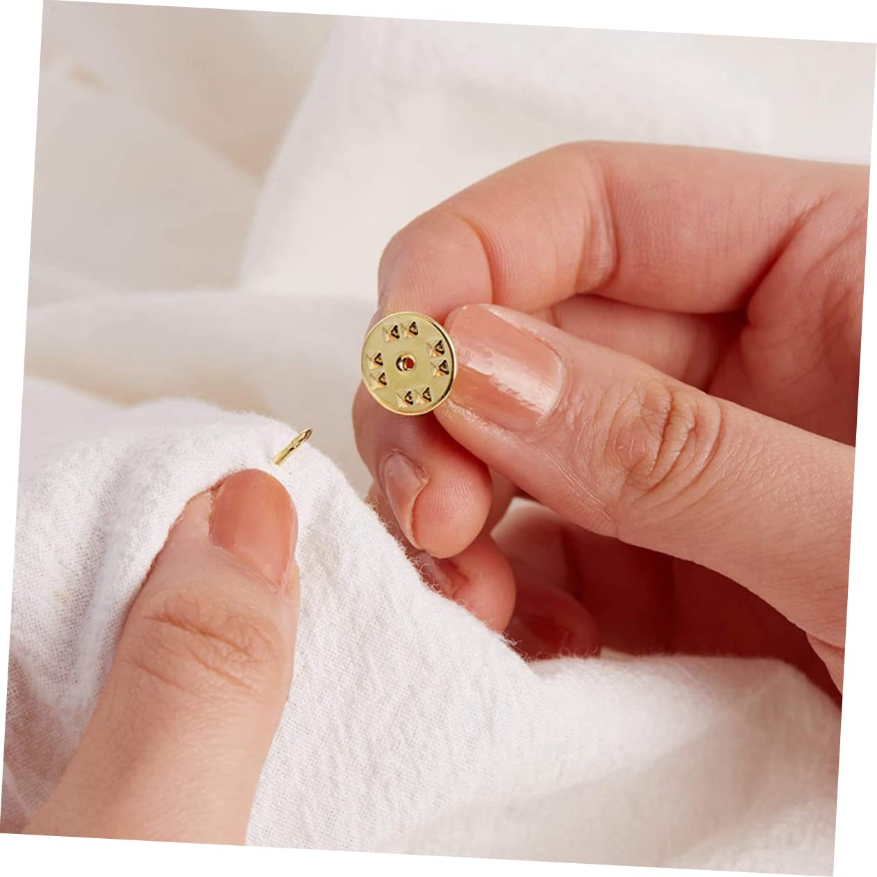 Generic Pin Backs Clutch Fasteners for Brooches Badges and Tie Tacks Durable Locking Clasps for Secure Attachment for Daily Use