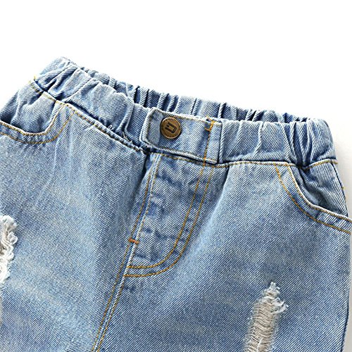 Fashion Boys Casual Elastic Ripped Cotton Stylish Jeans3