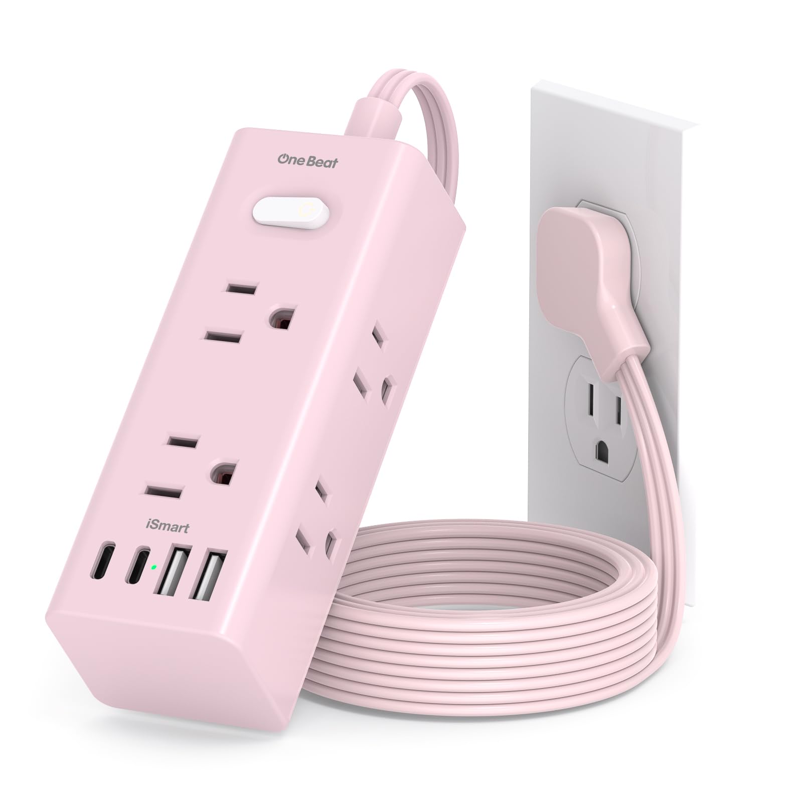 5Ft Extension Cord -Pink