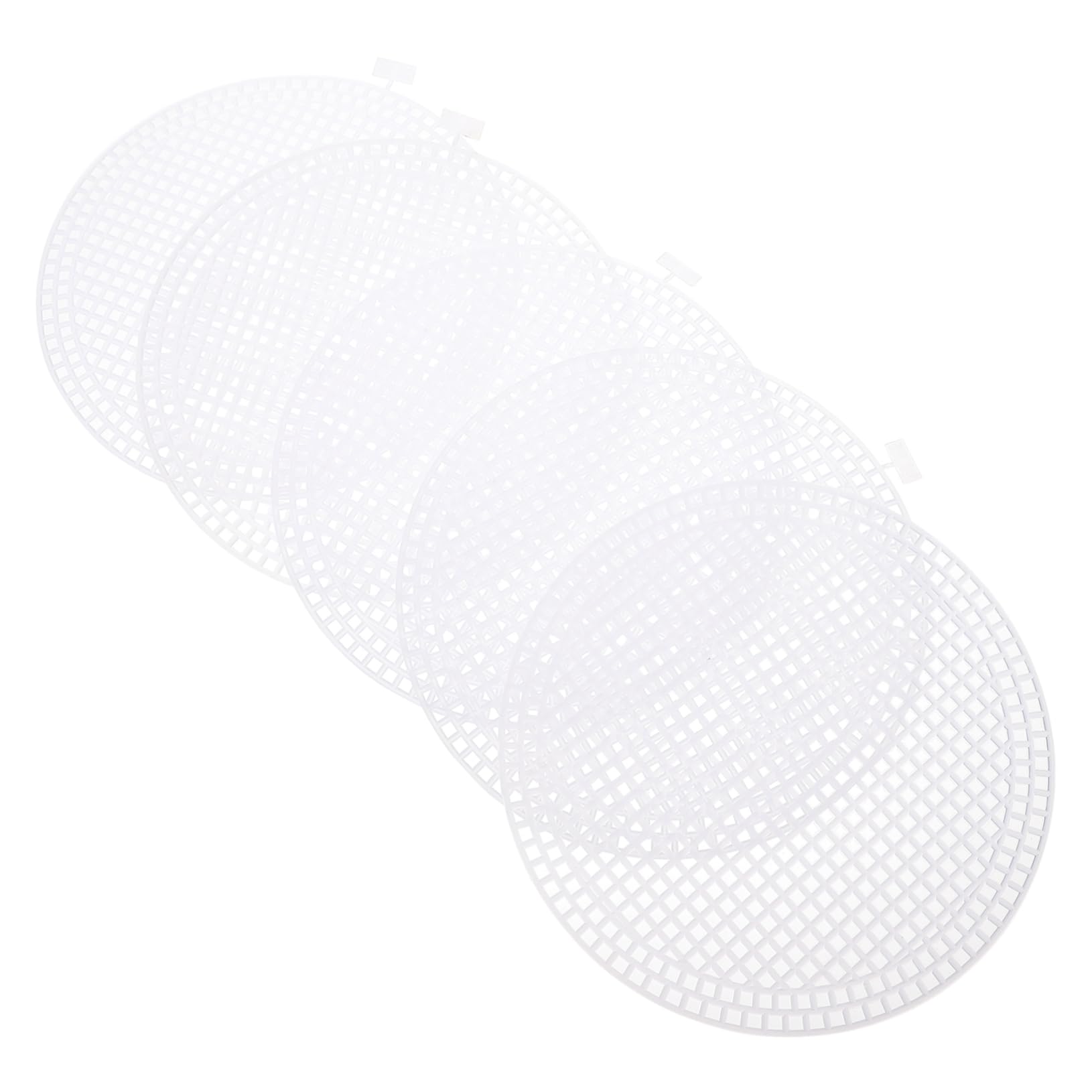 DOITOOL Plastic Mesh Sheet DIY Bag Accessories 10pcs Round Bottom Lining Woven Mesh for Crochet Projects