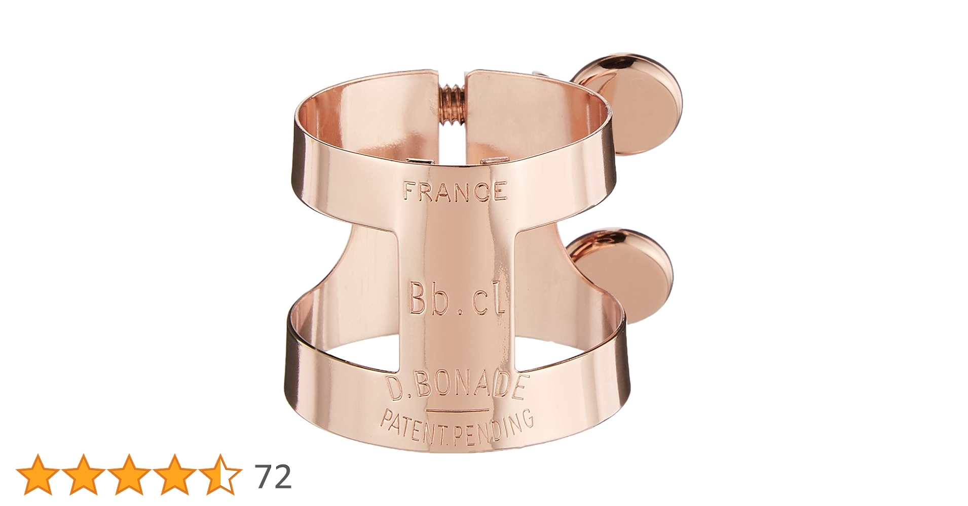 Amazon.co.jp: D.BONADE ボナード B♭クラリネット リガチャー 逆締め