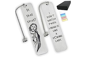 Silver Jesus Smut Bookmark: A Divine Reading Companion
