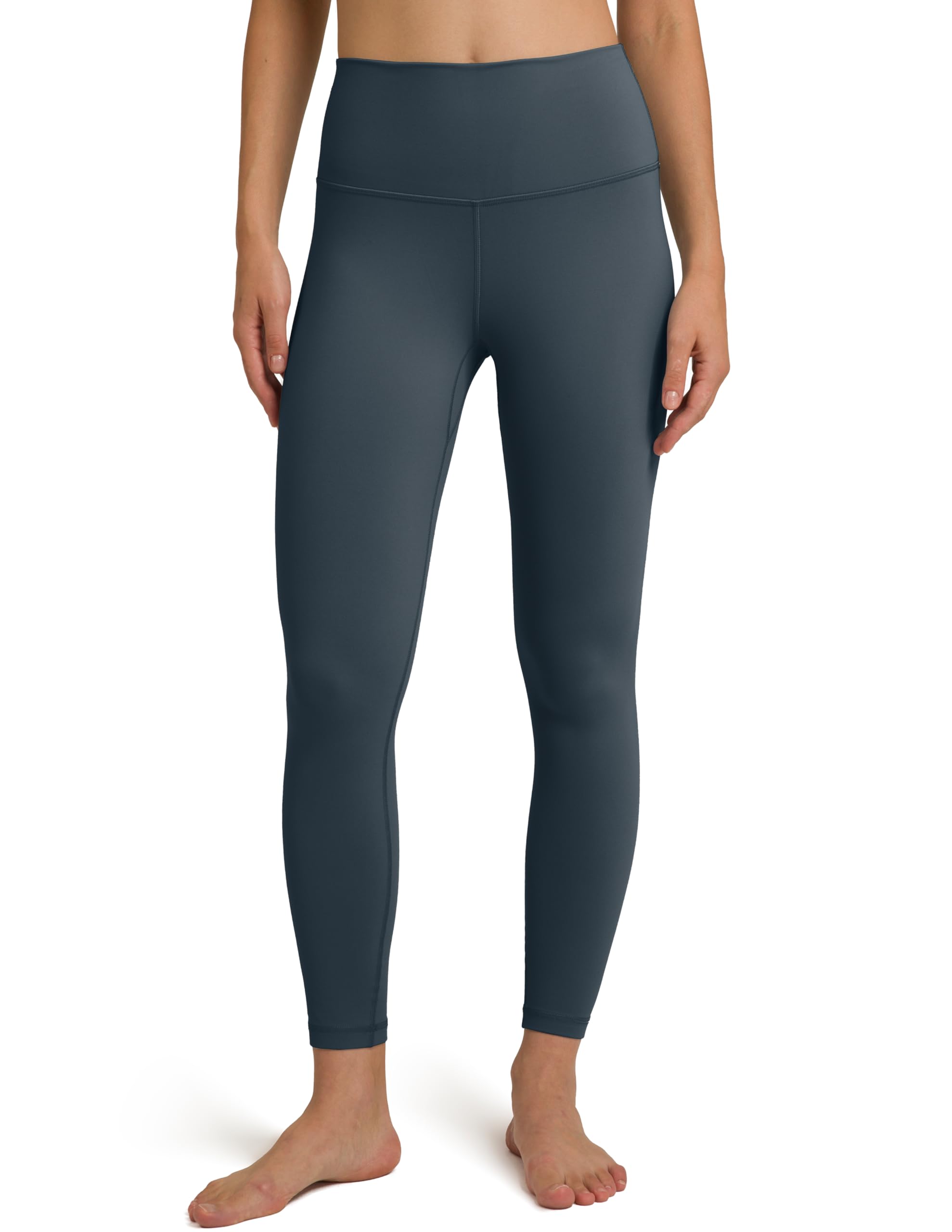 Colorfulkoala Women's Dreamlux High Waisted Workout Leggings 25" Inseam 7/8 Length Yoga Pants (XL, Blue Ink)