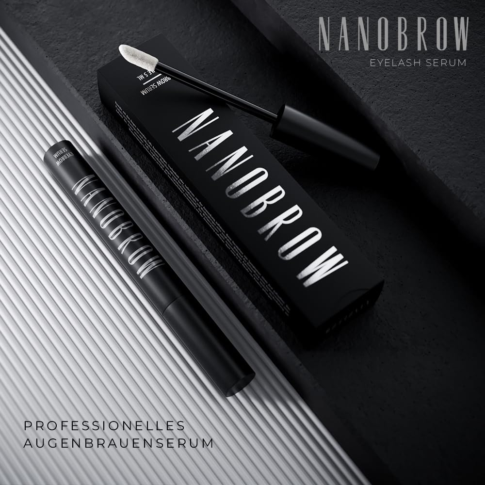 Augenbrauenserum Nanobrow Eyebrow Serum 5ml - Beschleunigung des Augenbrauenwachstums, dichte und starke Augenbrauen