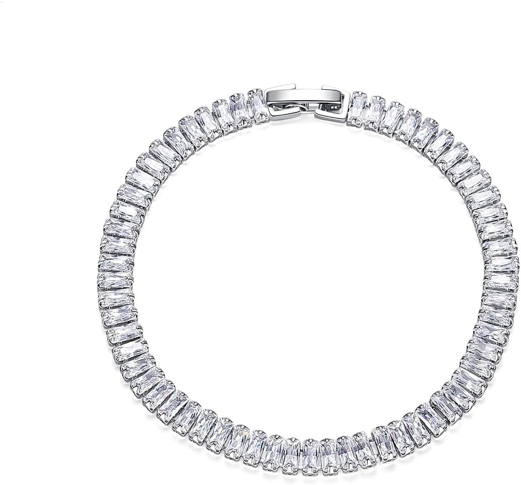 10K Gold Moissanite Tennis Bracelet, Suitable for Women's Occasions，Unique for Christmas