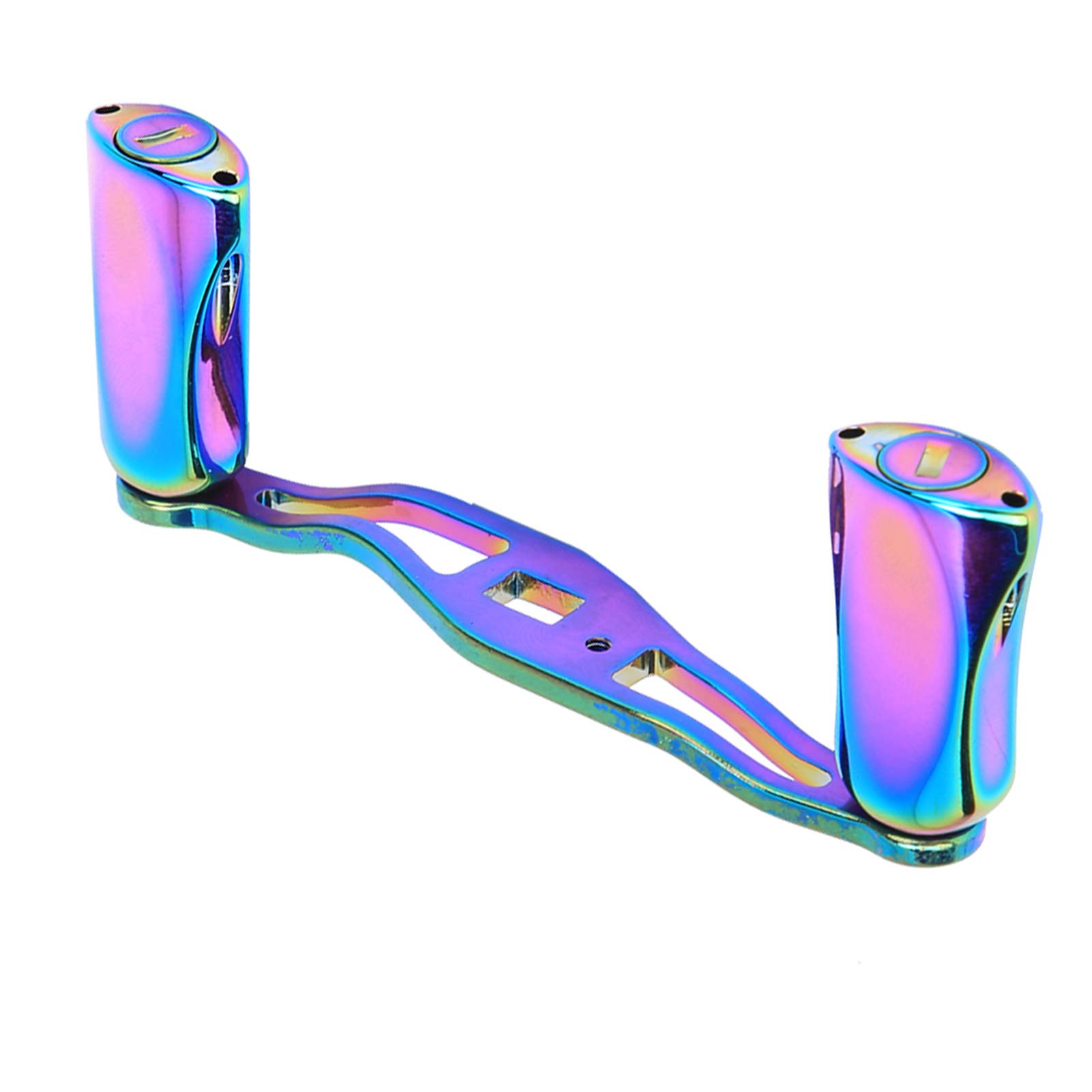 poignée de Moulinet de pêche, Bouton d'alimentation en métal de qualité supérieure, Bras à Bascule coloré et Durable, Accessoires de Remplacement pour la Modification de