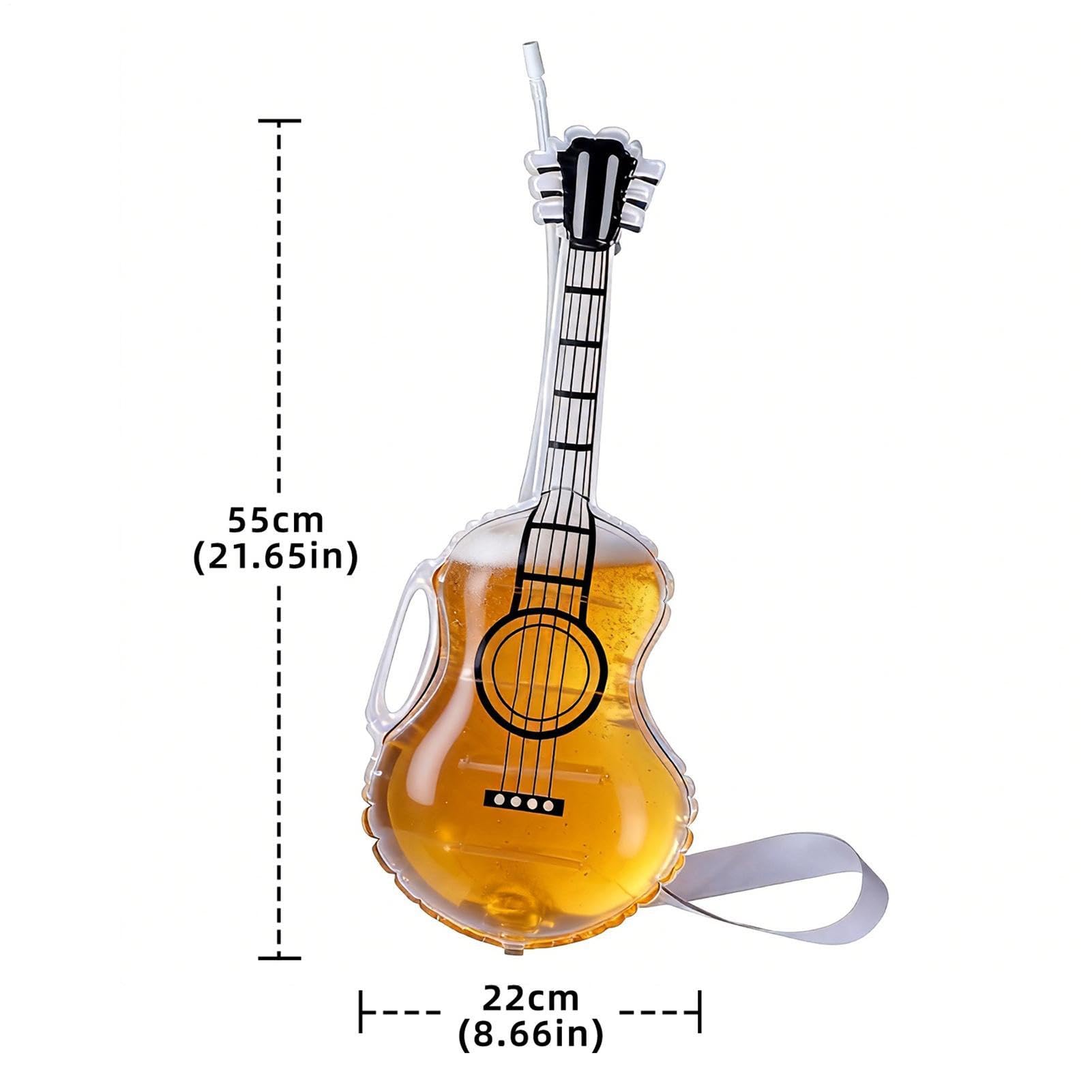 Decanter Vino Bottiglia Da Birra A Forma Di Chitarra Divertente Da 2,5 L | Contenitore per decanter whisky Per Vino, Succhi, Acqua, Papà, Compleanno, Matrimonio, Inaugurazione Casa