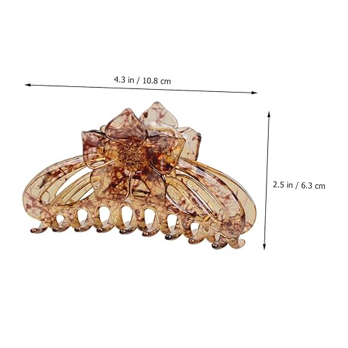 Miniatura 8 de Beavorty 1 pinza de agarre para el cabello, soporte para el cabello de baño, pinzas gruesas para el cabello, accesorios para el cabello para niñas,