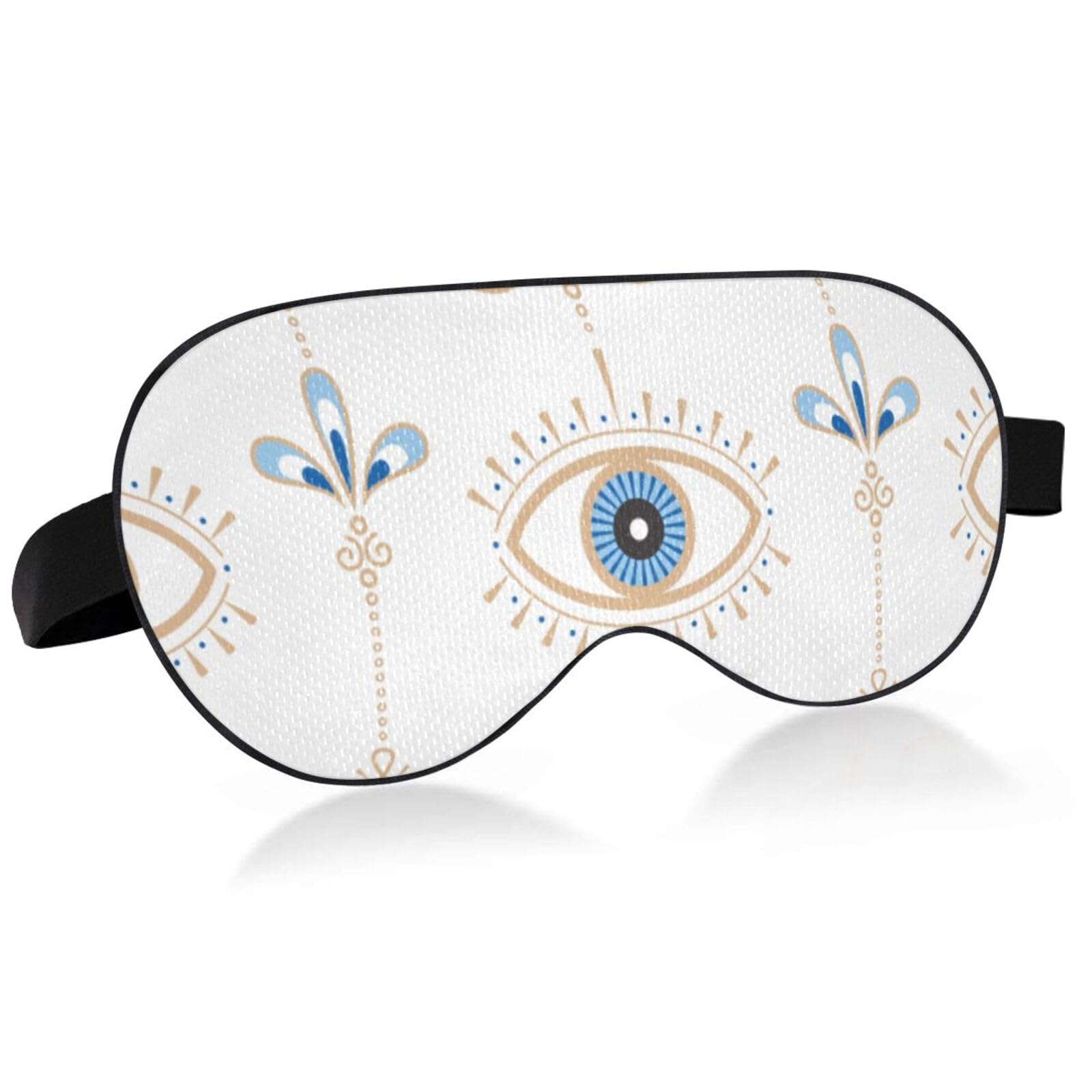 xigua Evil Eyes Sleep Eye Mask Breathable Soft Light Blocking Eye