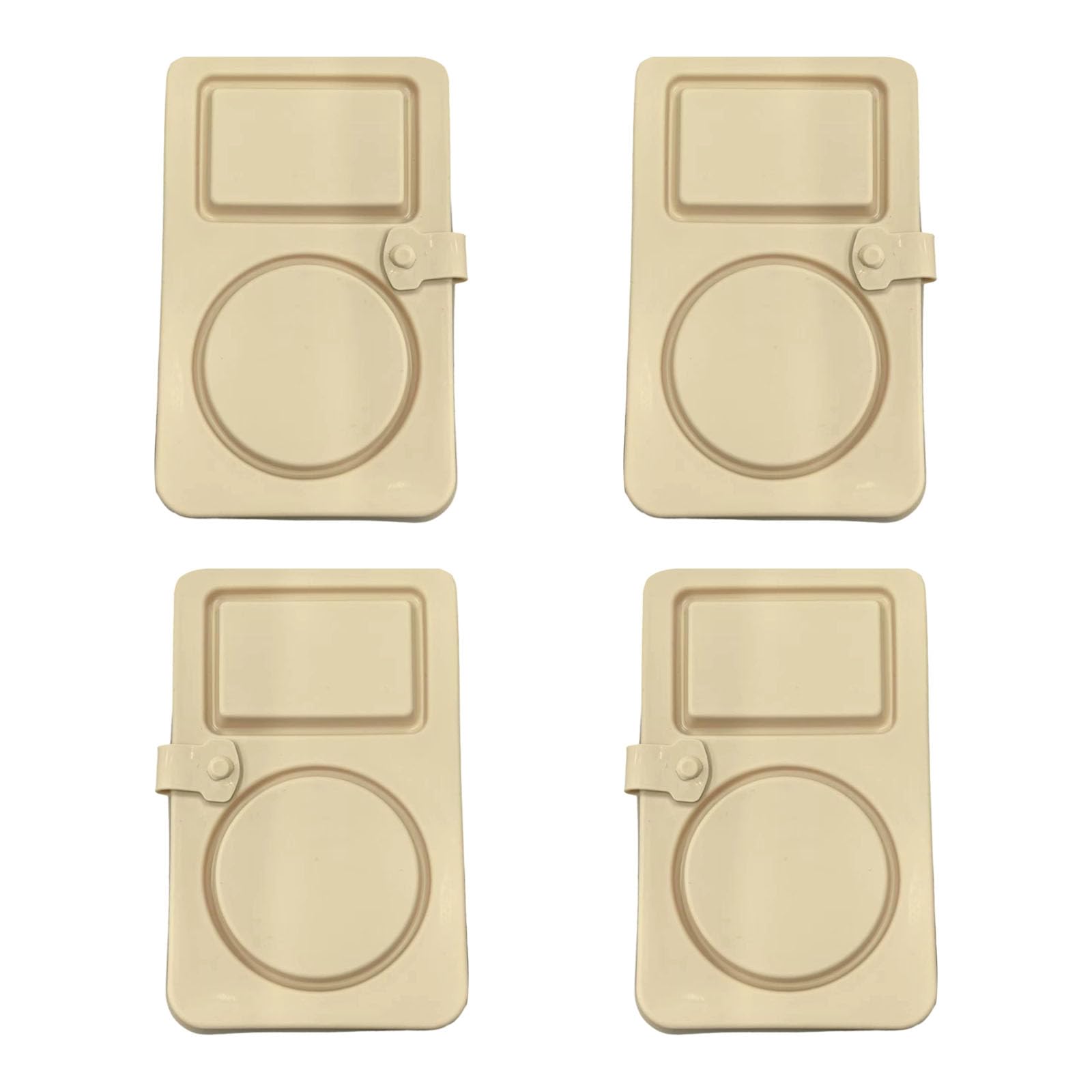 Buxuaaaa Foldable Silicone Duals Compartment Food Storage Container Leak Proof Lid Portable Seasoning Snacks Box Kitchen Organiser Silicone Snacks Container with Lid