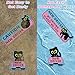 4Pcs Black Cat New Driver Car Magnet Sticker Safety Sign, Cute Shivering Cat Student Driver Sign for Car Bumper, Funny Cartoon Nervous Caution Reusable Supplies