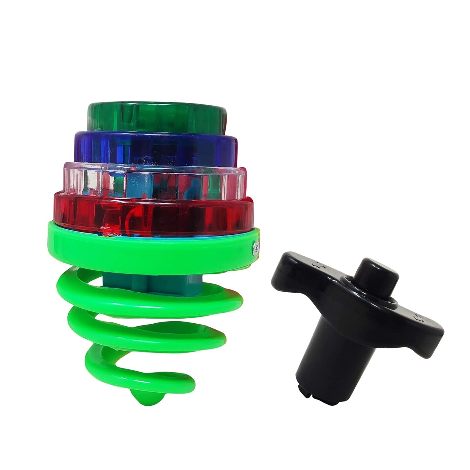 4AJ BAZAAR LED Lattoo,Spinning Top with LED Light, Music and Laser Toy (Spring Laser Top) (B0CPPSQ372) Amazon Price History, Amazon Price Tracker