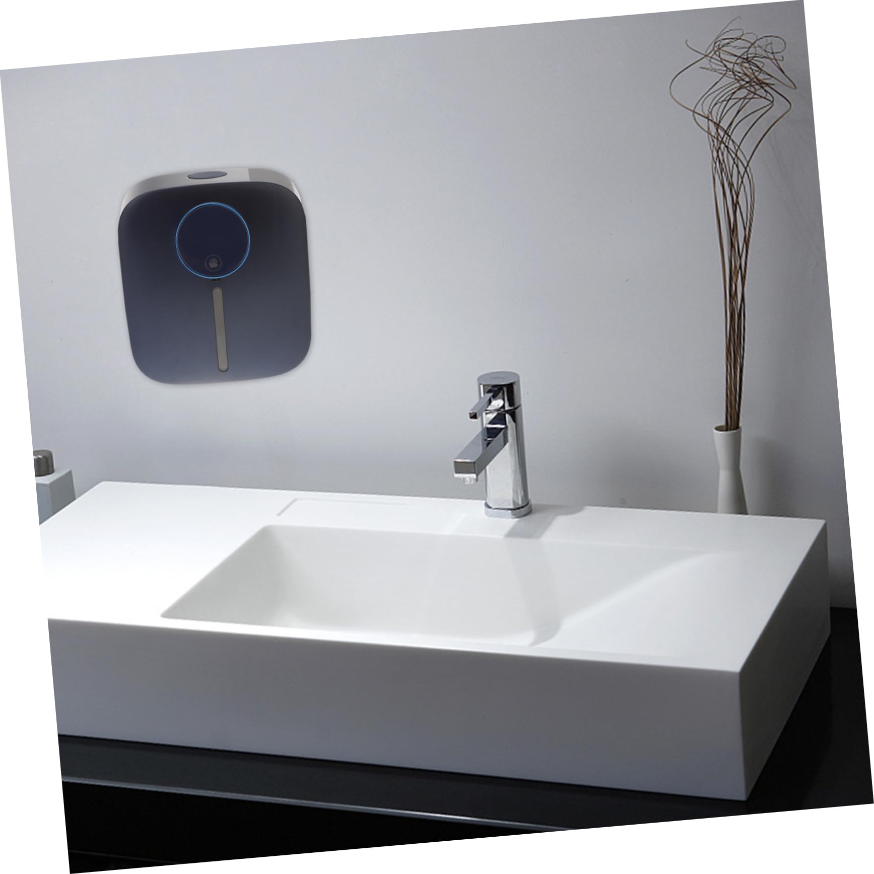 Dispensador Automático de Espuma sin Contacto X101 de Pared Abs | Recargable Usb, Depósito 320ml y Batería 1500 Mah, Cantidad Ajustable, para Baños y Aseos