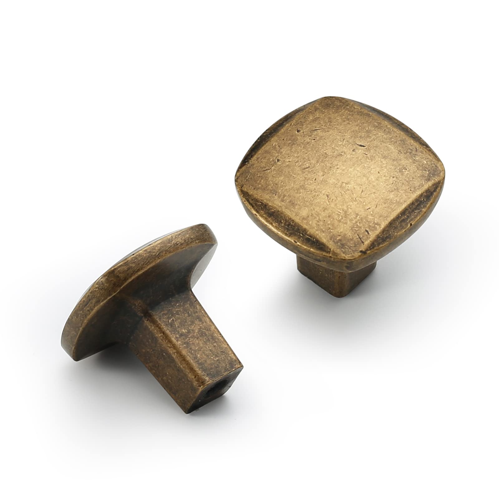 Amerdeco Lot de 10 poignées de tiroir de cuisine en laiton antique ZH0032 – Centres de trous – Poignées de placard de cuisine – Quincaillerie de placard pour armoires – Poignées d’armoire de cuisine