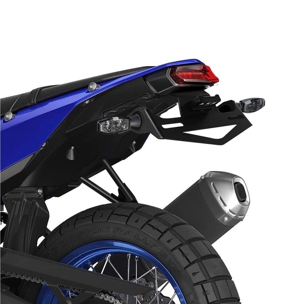 Portatarga Staffa porta targa posteriore per moto con accessori ordinati per coda leggera per Tenere 700 XTZ T700