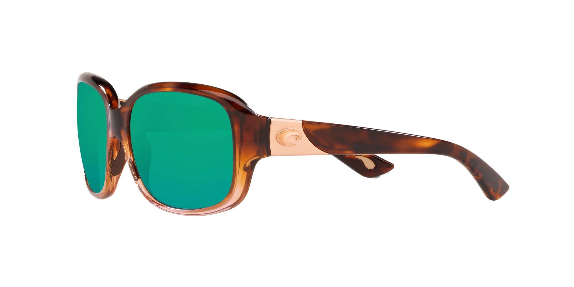 Costa Del Mar Womens Gannet Rectangular Sunglasses