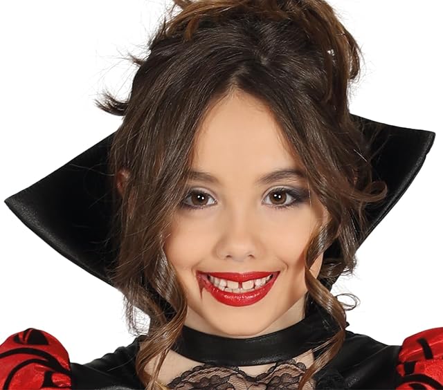 Foto 4 de 6 de FIESTAS GUIRCA - Disfraz Vampiress Infantil (5-6 Años) - Vestido y Cuello