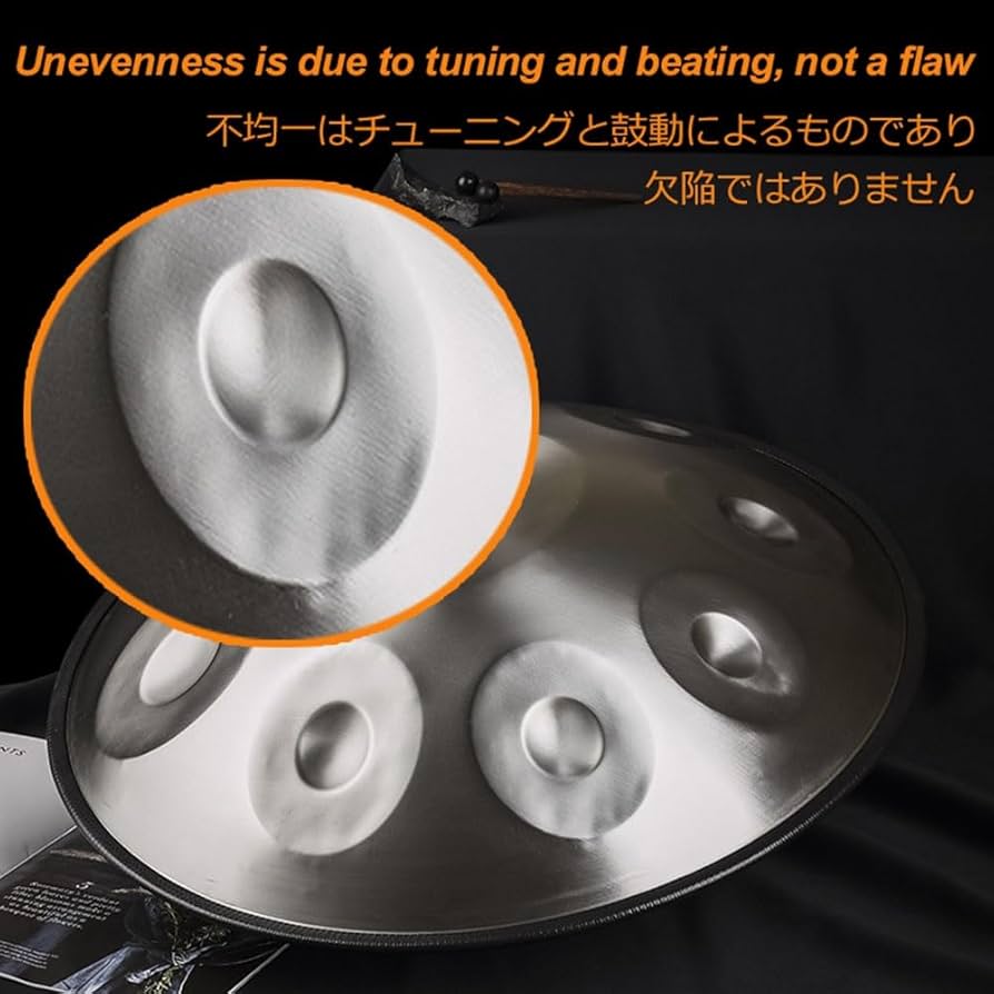 ※付属品に難あり　9音　スティールドラム　ハンドパン　スタンド、ケース付き 楽天市場】ハンドパン スチールドラム 9音 22インチ ハンド