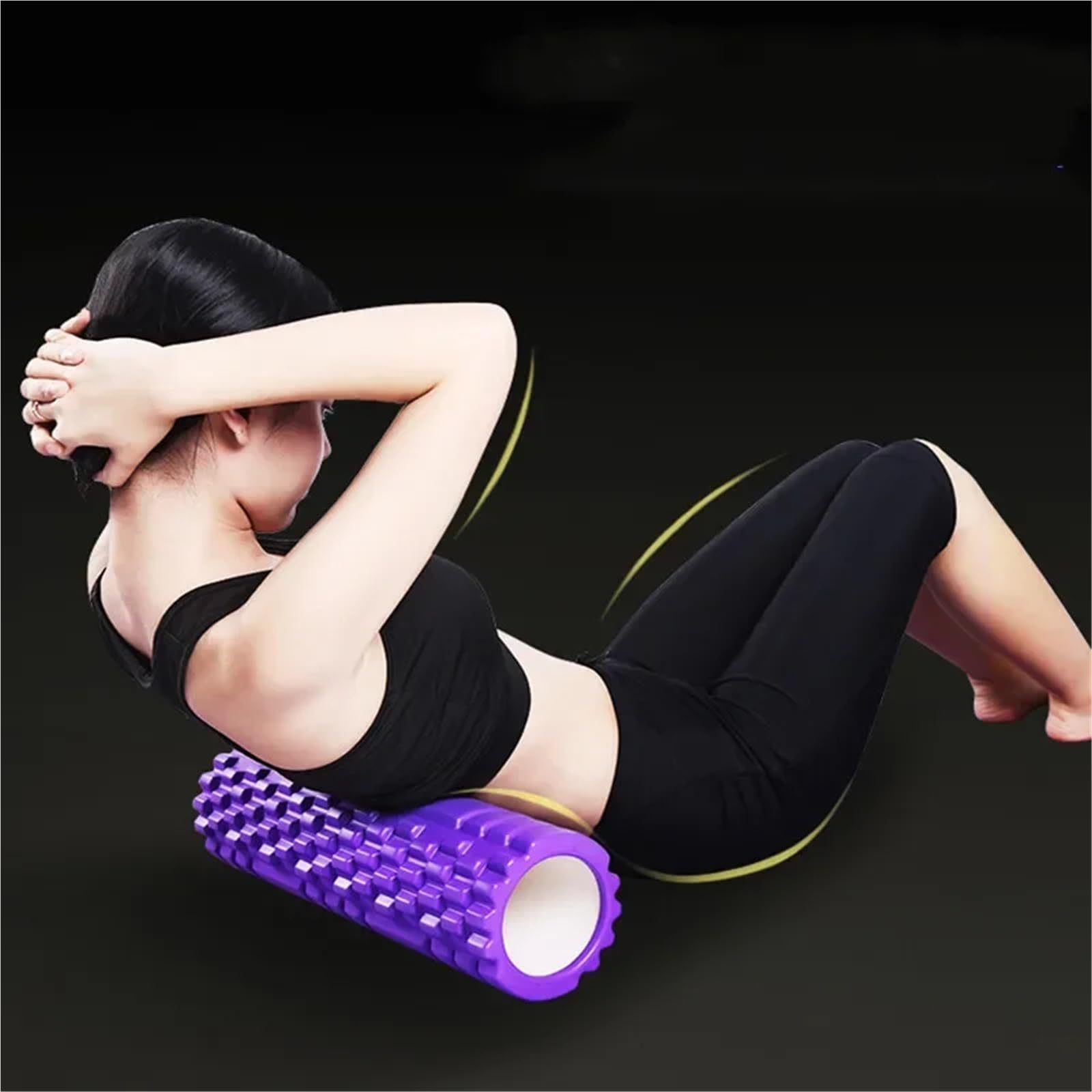 1 unidad de columna Yoga, gimnasio, rodillo espuma for ejercicio, Pilates, práctica, masaje muscular espalda Para Entrenamiento(Color2)