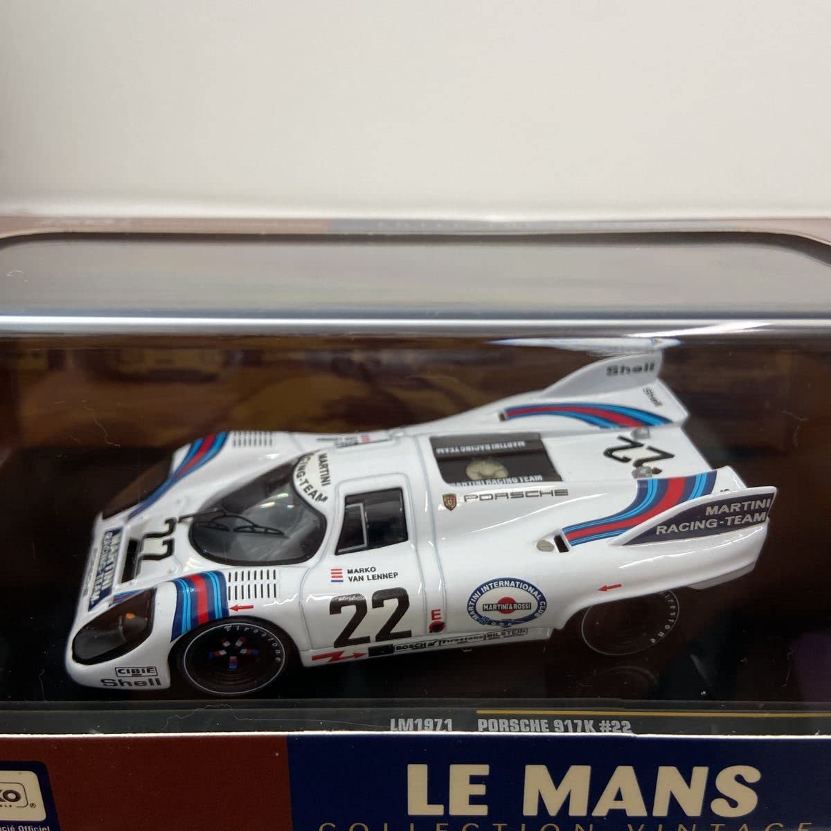Amazon | ixo 1/43 PORSCHE 917K #22 Winner Le Mans 1971年 MARTINI