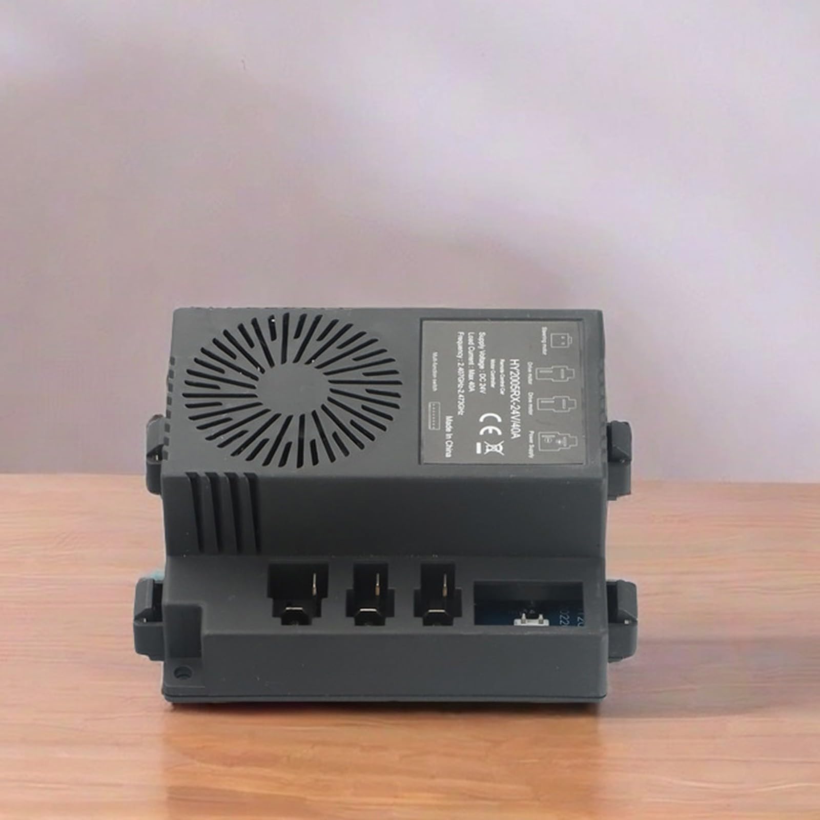 Récepteur HY2005RX 24 V 40 A avec 2 émetteurs 4G Télécommande pour pièces de voiture électrique pour enfants Compatible avec divers véhicules électriques (HY2005RX-24V Récepteur)