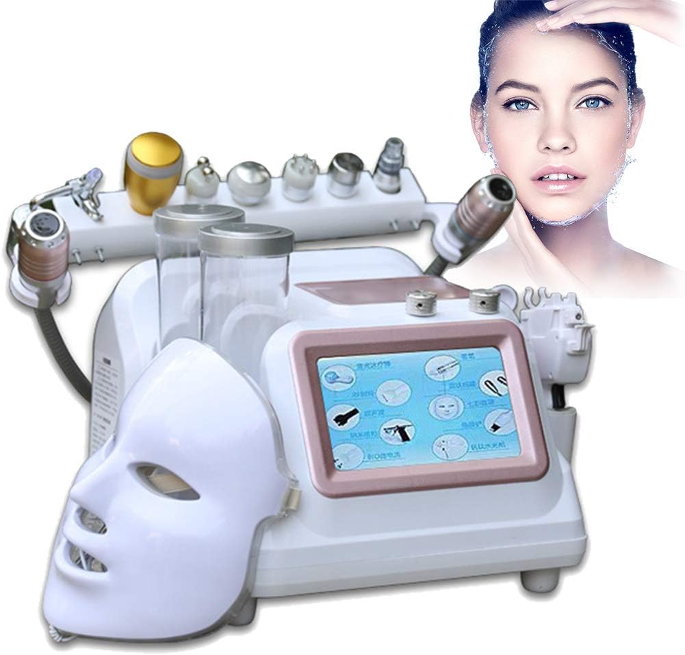 POEO Hydrogen Oxygen Bubble Skin Rejuvenation Machine, Professional 14 in 1 Beauty Equipment with 7 Color Phototherapy, Moisturizing, Wrinkle Removing, Firming Skin