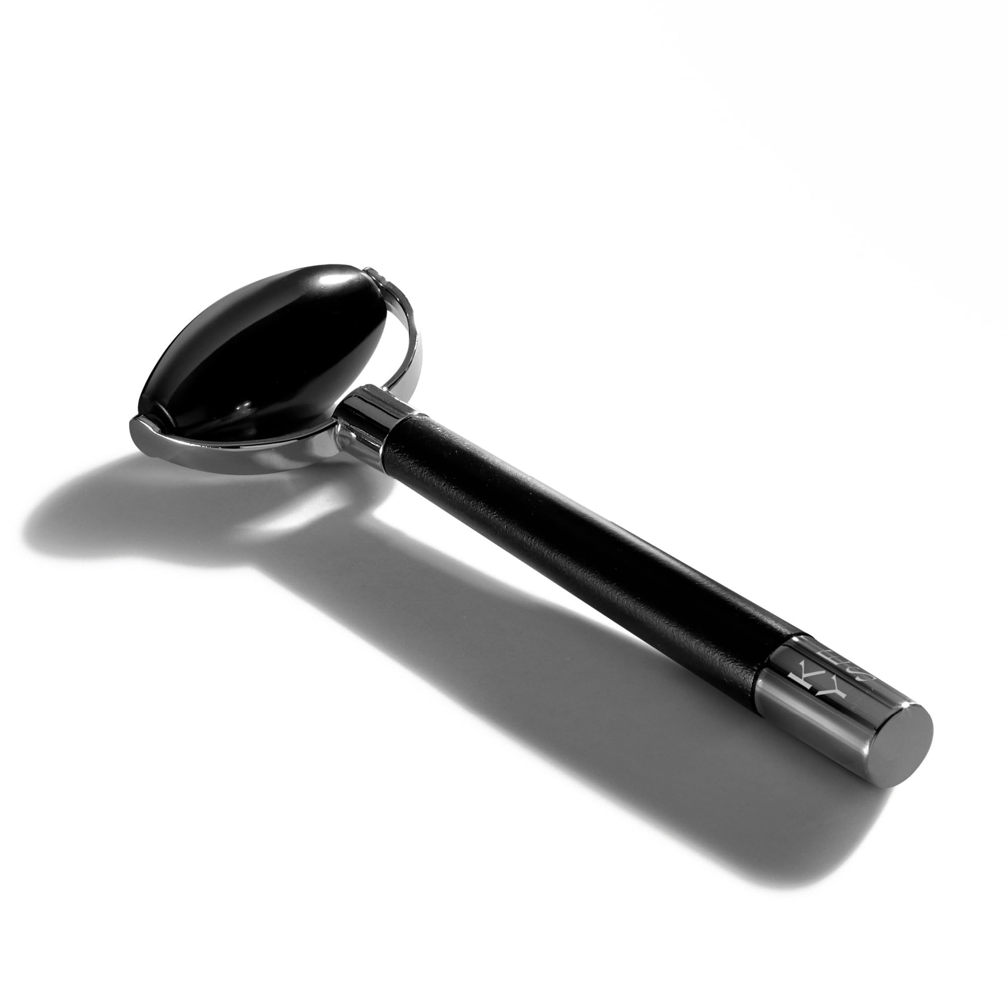 Keys Soulcare Obsidian Facial Roller Handcrafted Stone Promotes Tranquility Energizes Revitalizes Skin Texture Tone Vegan Cruelty Free