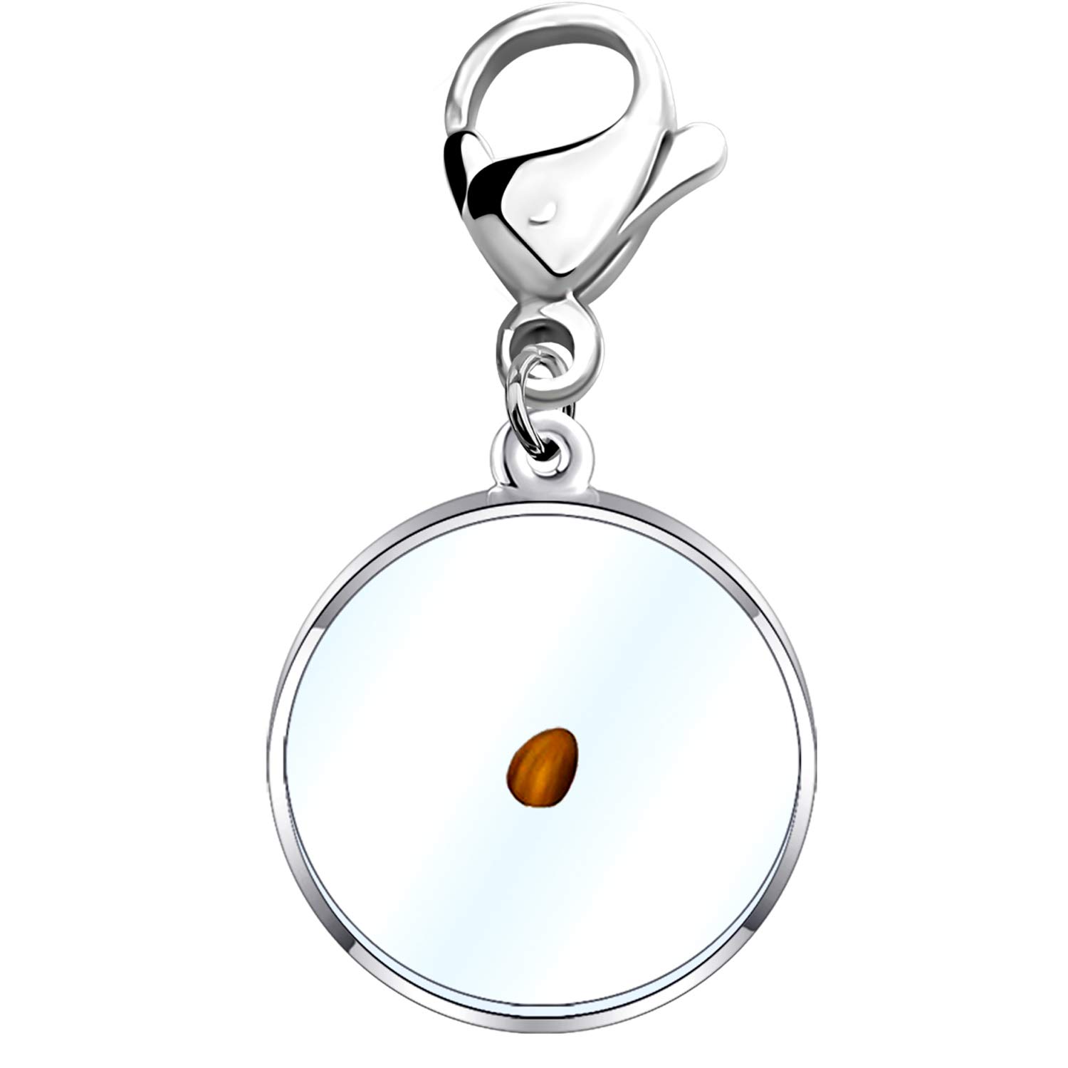 BEKECH Faith Mustard Seed Charm Zipper Pull Clip On for Religious Men Women