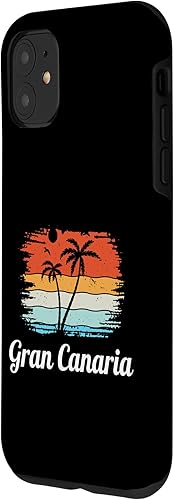 Miniatura 2 de iPhone 11 Gran Canaria Souvenir Vintage Summer Vacation Case