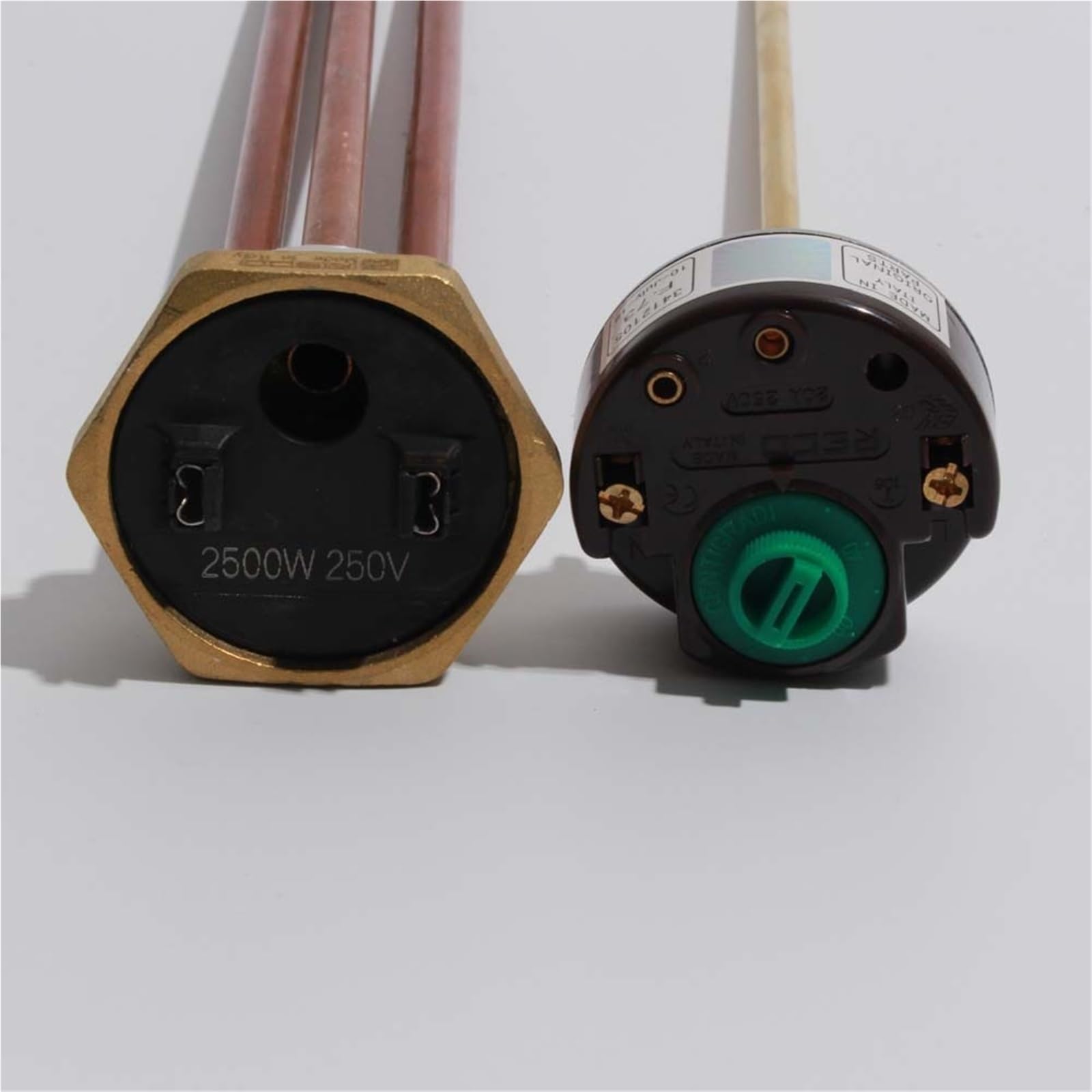 Interruptor de control de temperatura del termostato del calentador de agua eléctrico DN32 1.5KW2KW2.5KW3KW4KW(Without Nut,250V_4KW FOLDED TYPE)