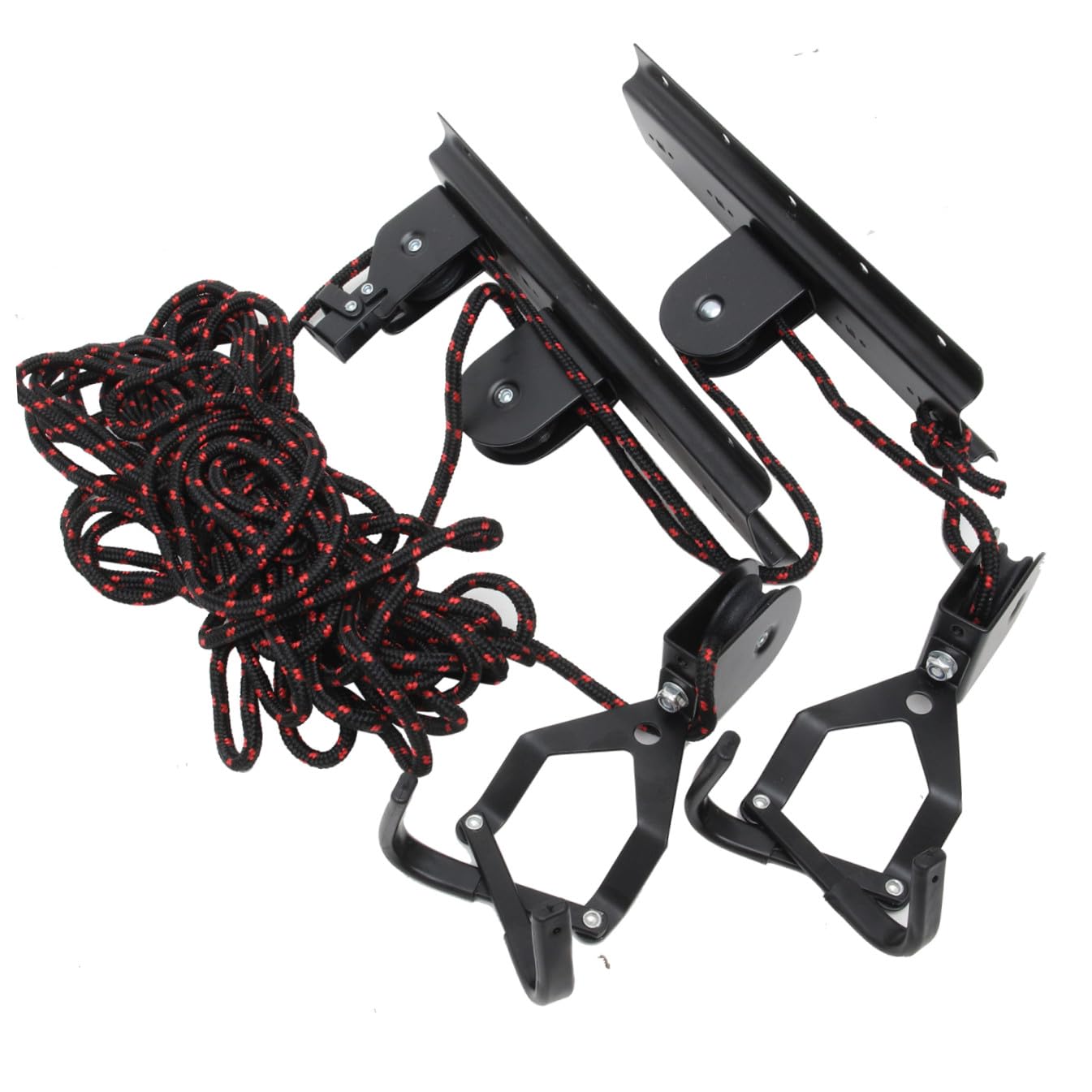 Colgador de Bicicletas para Pared y Techo, Almacenamiento Interior Negro