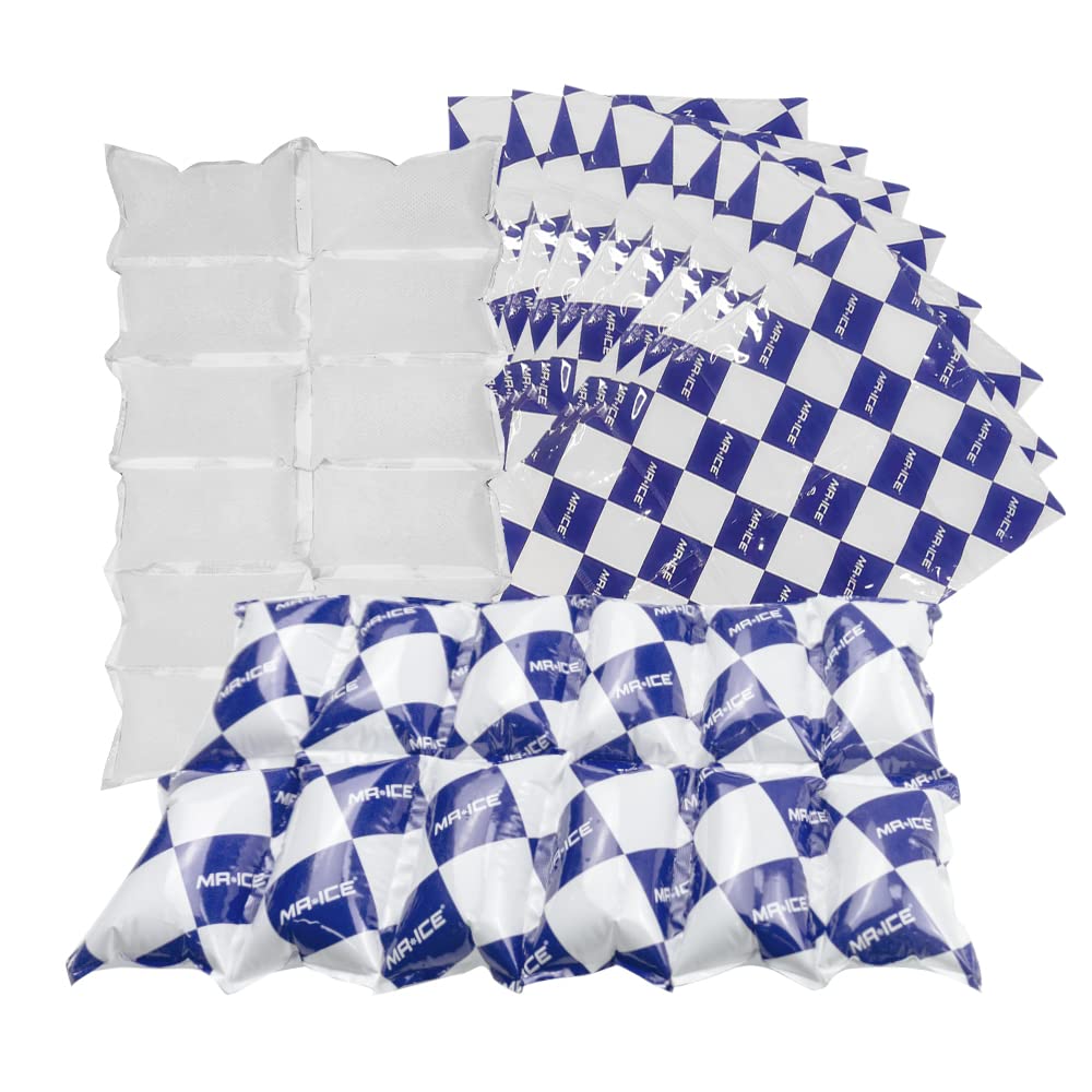 Reusable Ice Packs Sheets for Coolers and Frozen Food Shipping, Long