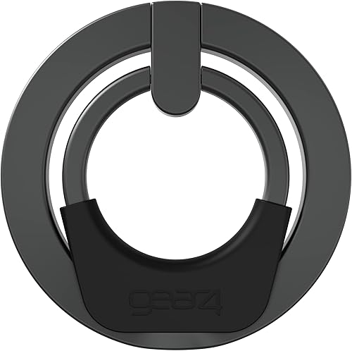 Gear4 ZAGG Ring Snap 360, accesorio de anillo magnético  rotación de 360 grados, sujeción segura con soporte  Imán súper fuerte para iPhone 1414