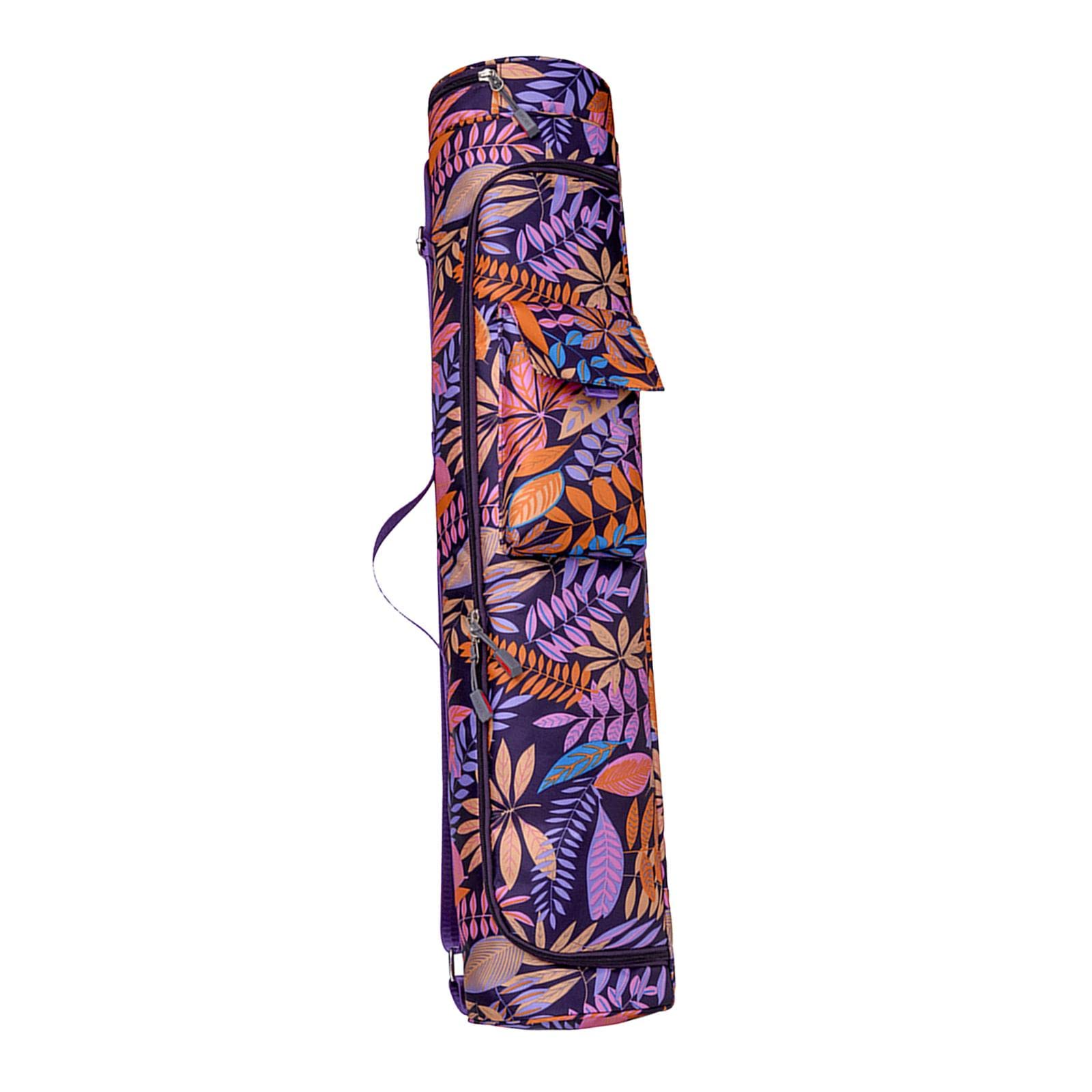 Oxford Fitness Yoga Mat Carrier Case Carry Exercise Bag Purple Style B-image-43