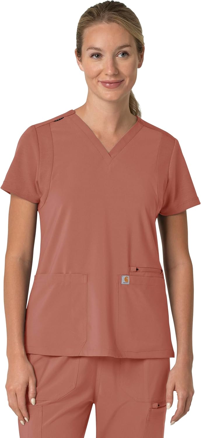 Carhartt Scrubs C13210 Women's Force® Cross-Flex Modern Fit Flex Panel