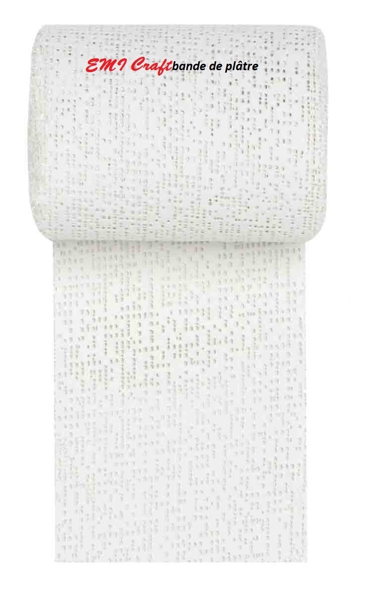 Set De 8 Bandes Plâtrées Pour Bricolage - 3m X 8cm, Idéal Pour Travaux Manuels