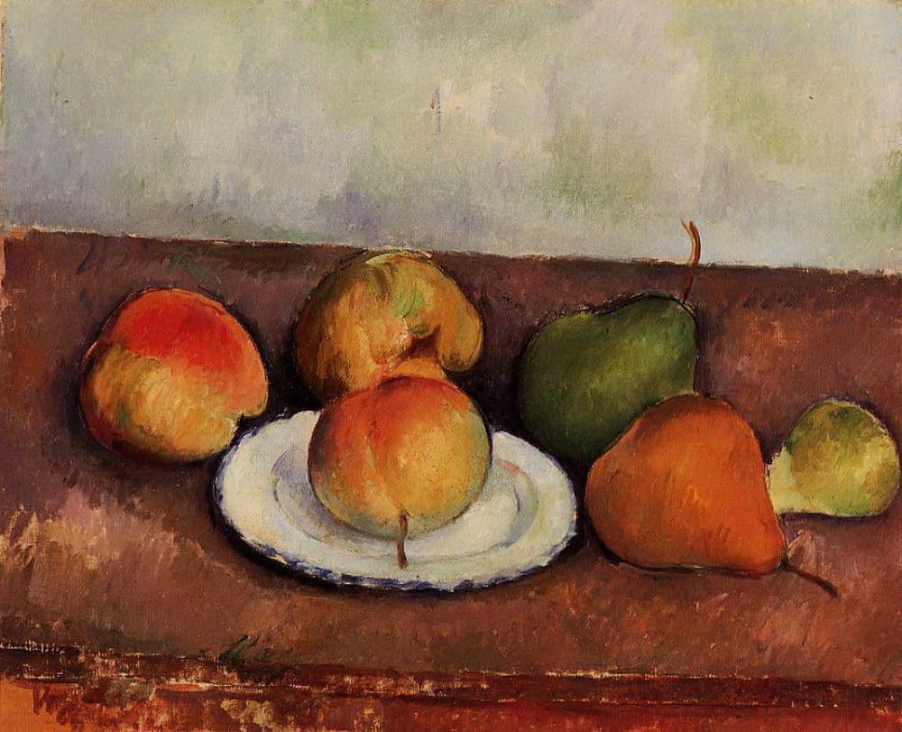 Amazon｜31 の有名な絵画 - 静物画の皿と果物 2 ポール セザンヌ