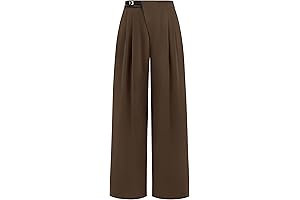 PRETTYGARDEN: Women's Work-Ready Palazzo Pants―Dressy, High-Waisted Comfort