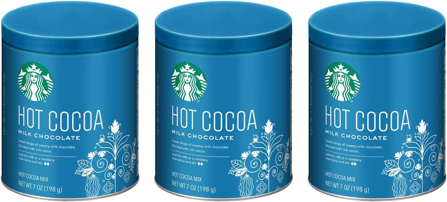 Milk Chocolate Cocoa Tin, 7 Ounce (Pack of 3)