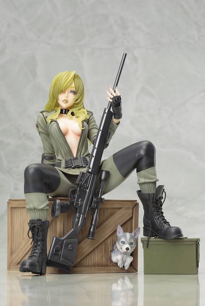 Amazon.com: Figura de escala 1/7 Metal Gear Solid Pretty Sniper