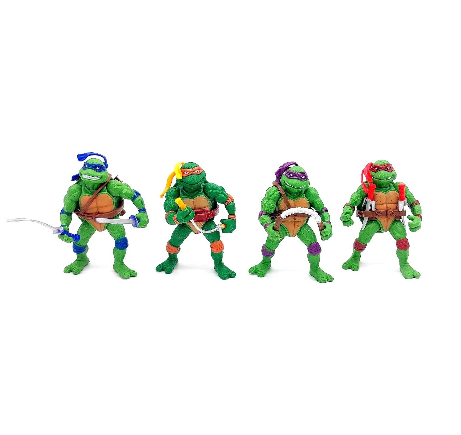 KENMA Teenage Mutant Ninja Turtles Set of 4 Action Figures 10-12 Cms PVC FIgurinnes Mike Raph Leo Don Toy Doll Statue Collectibles