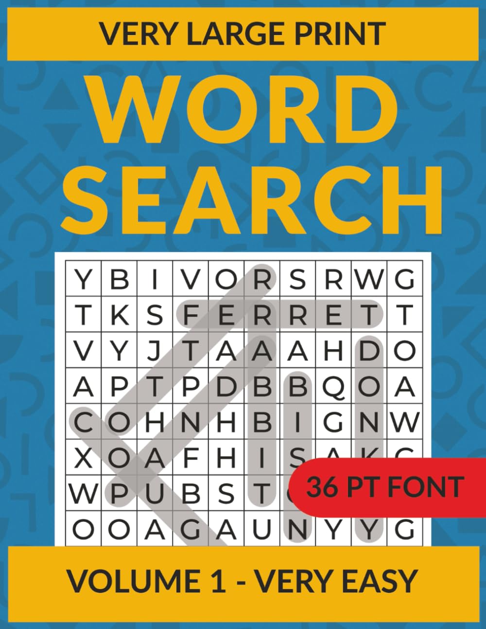 Very Large Print Word Search: Large print word search puzzles for adults of all ages | Very easy difficulty | 1 page per puzzle | Ideal gift for adults of all ages