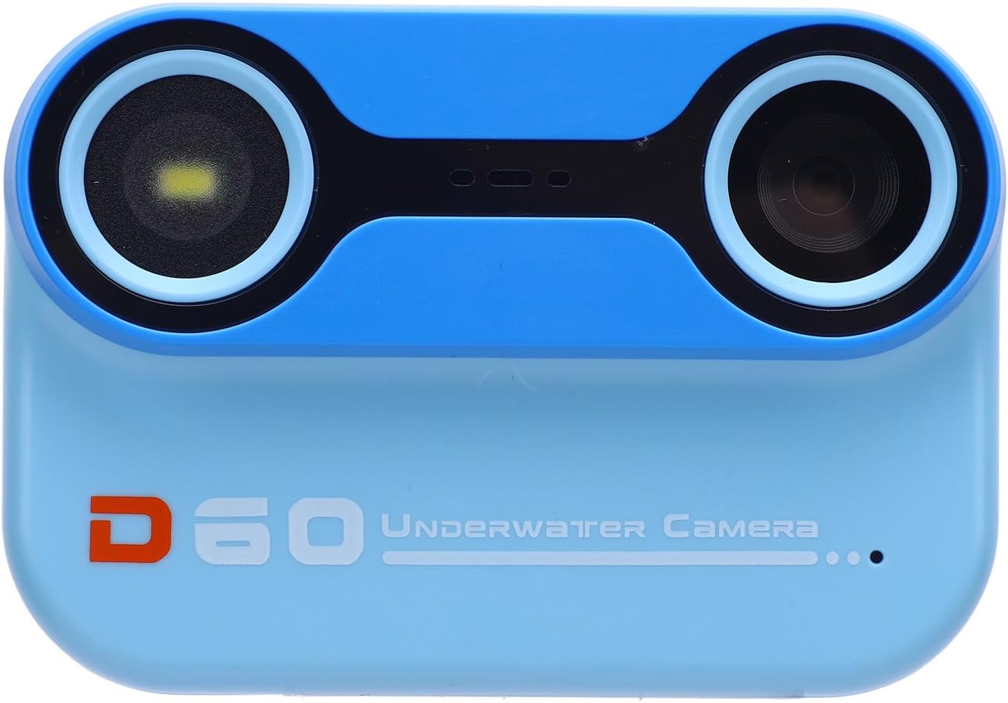 Acouto Underwater Camera, 2K 26MP Dual Lens Rain Proof Diving Camera with IPS HD Screen and 10X Zoom, for Snorkeling and Underwater Photography (Blue)