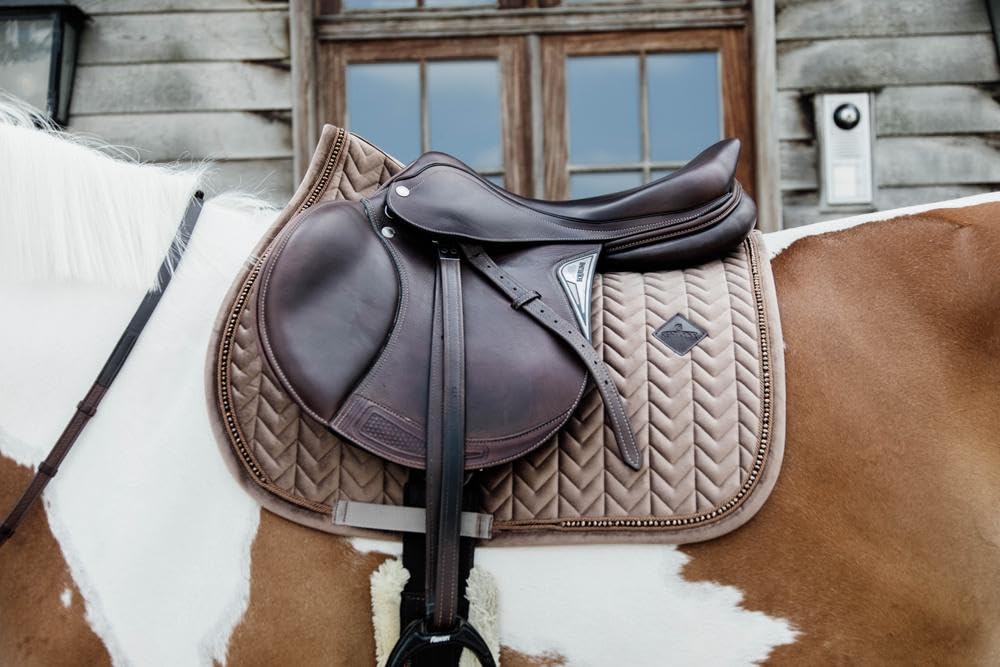 Kentucky - Schabracke Full - Beige - Samt - Springen