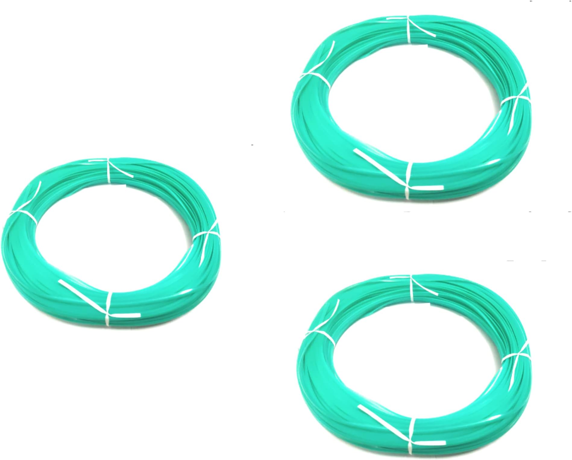 Plastic Wires/Koodai Wire/Cane Wires for Craft Works, Basket Making, Flower vases Making, Pack of 3, Each Pack 200 GMS, Each Approx 80 mtrs, Ramar Green Colour