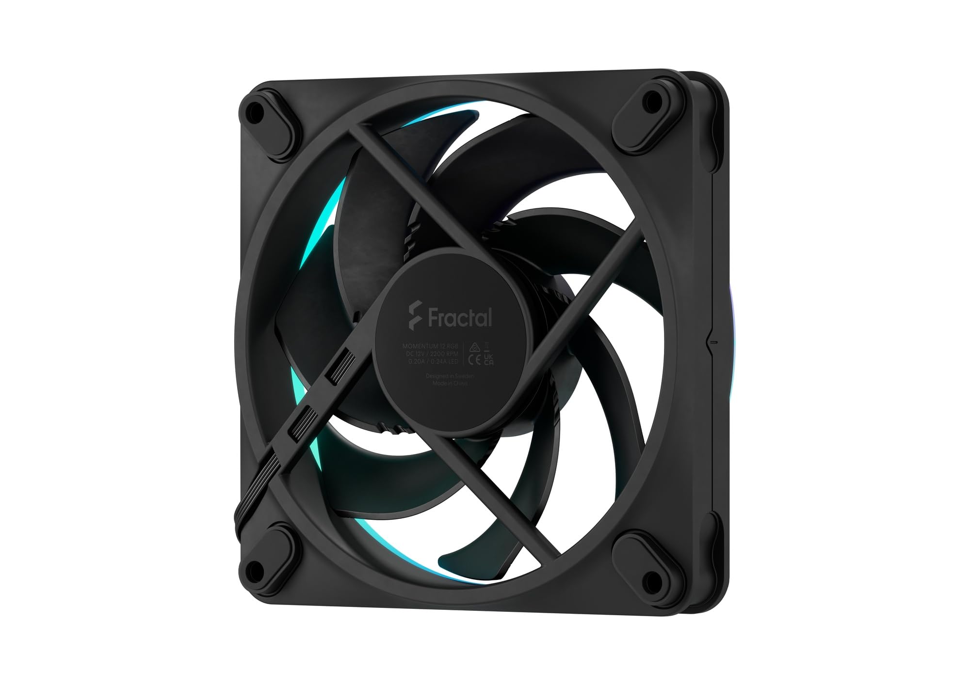 Fractal Design Momentum 12 PWM 3個セット Amazon.co.jp: Fractal Design Momentum 12 RGB 3-pack Black 120mm PC