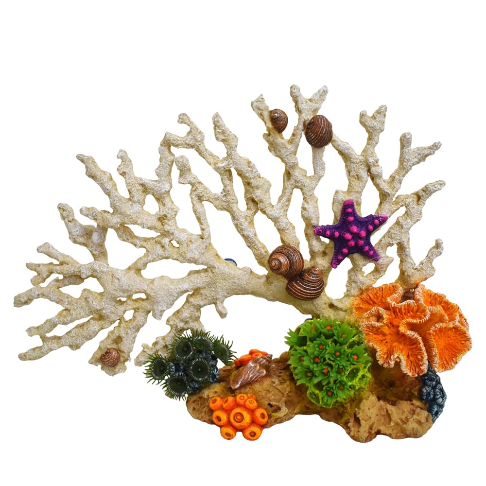 Nobby 28784 Aqua Ornaments KORALLENAST mit Pflanzen 32 x 12 x 22,8 cm