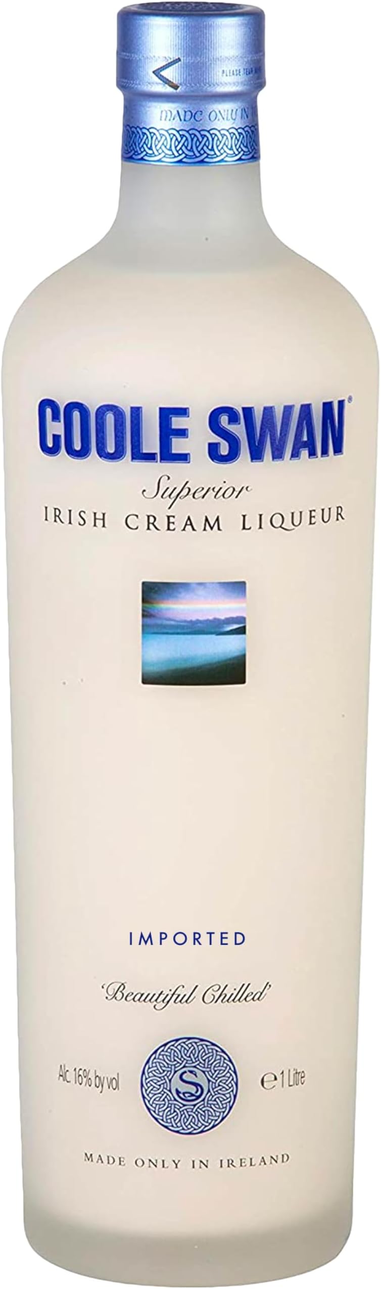 Coole Swan Irish Cream Liqueur - 1 Litre, 16% | Award-Winning Whiskey, Chocolate, Cream Drink | Perfect Over Ice, In Cocktails, Iced Or Hot Coffee Or As A Gift | Made In Ireland