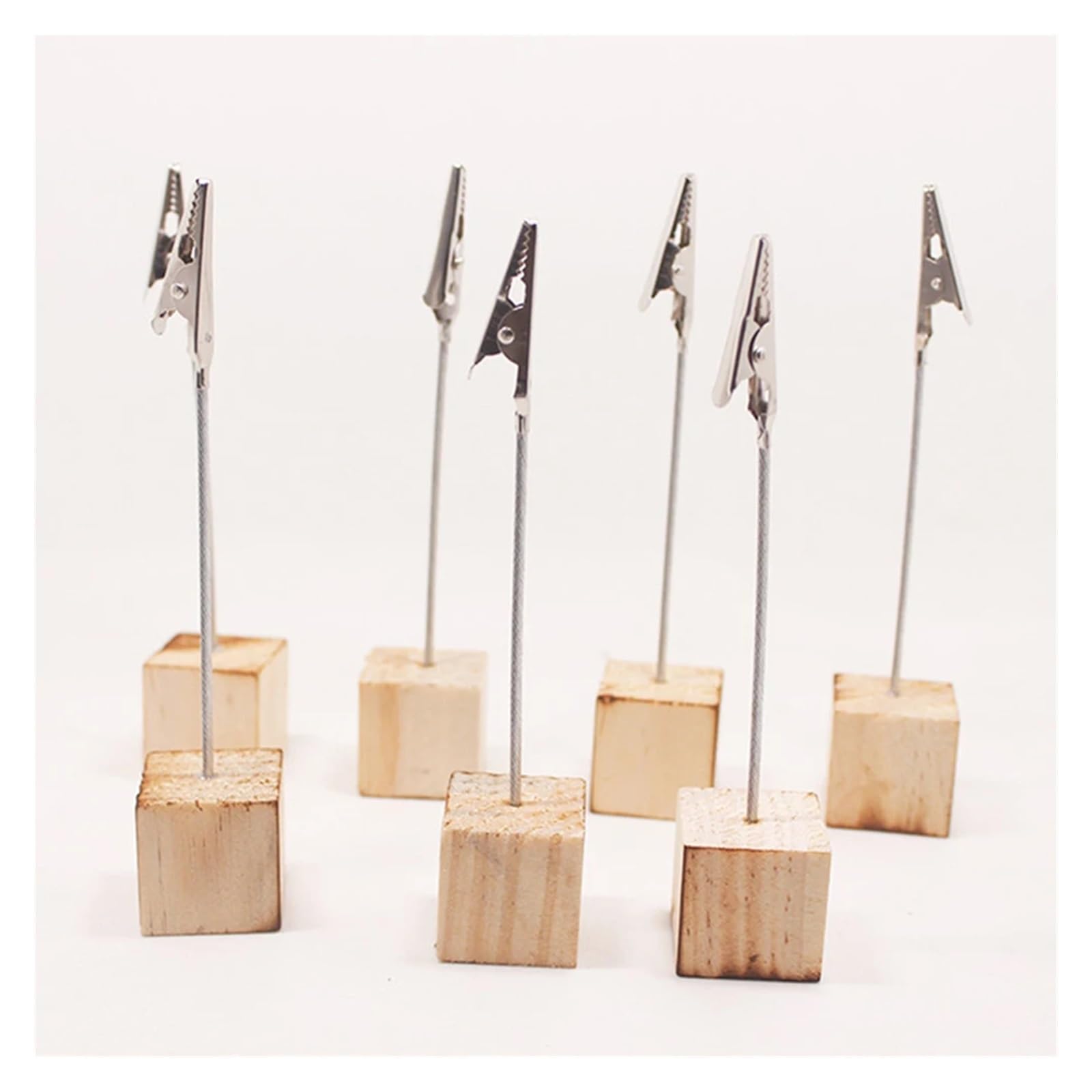 Le Titulaire de la Montre, Clips for Lieu de Mariage, 10 pièces, Porte, Cartes en Bois Portable(Color b)