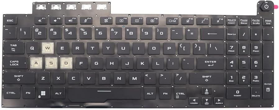 New Keyboard for Asus TUF Gaming F15 FX506 FA506 FX706 FA706 FX506U FX506L FX506II FX506IH FX506LI FA506Q FA506U RGB Backlit US
